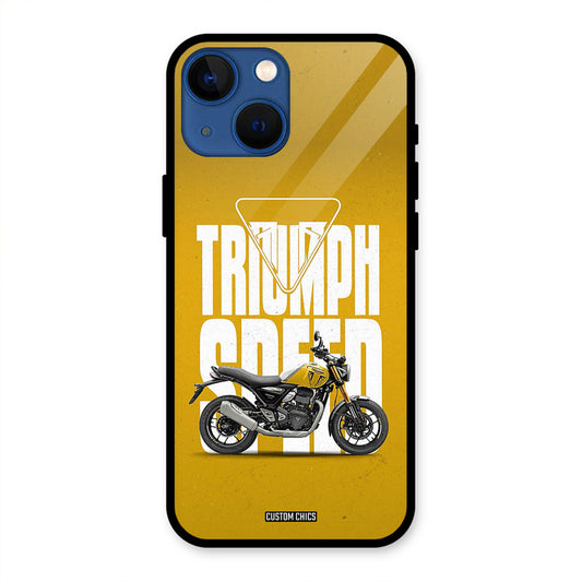 Yellow Cruiser iPhone 13 Mini Mobile Back Cover - Car&Bike PrintShield Case