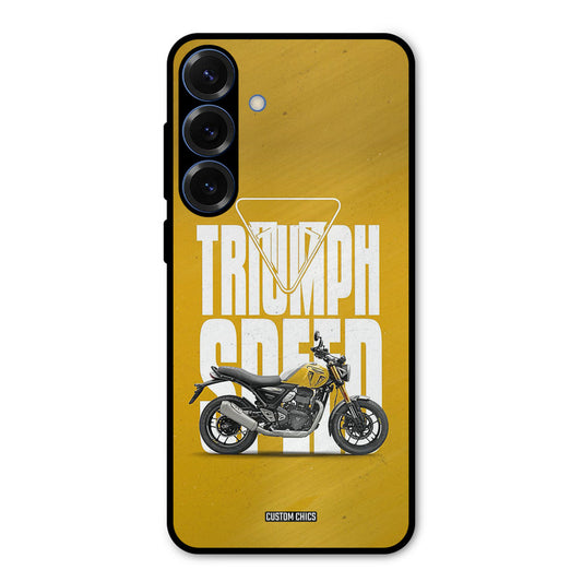 Yellow Cruiser Samsung Galaxy S25 Plus Mobile Back Cover - Car&Bike PrintShield Case