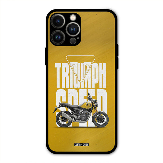 Yellow Cruiser iPhone 13 Pro Max Mobile Back Cover - Car&Bike PrintShield Case