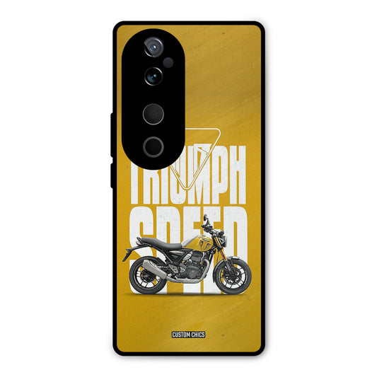 Yellow Cruiser Vivo V40 Pro Mobile Back Cover - Car&Bike PrintShield Case