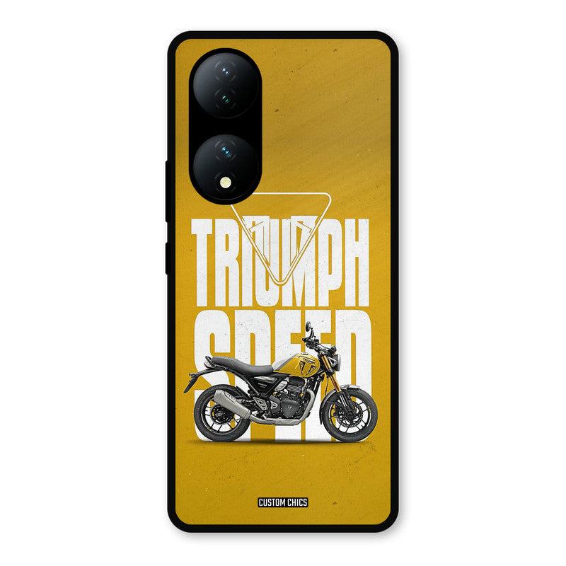 Yellow Cruiser Vivo Y100 Mobile Back Cover - Car&Bike PrintShield Case