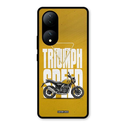 Yellow Cruiser Vivo Y100 Mobile Back Cover - Car&Bike PrintShield Case