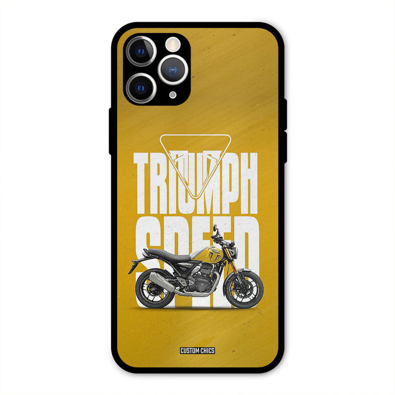 Yellow Cruiser iPhone 11 Pro Mobile Back Cover - Car&Bike PrintShield Case