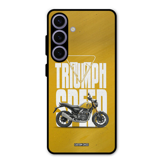Yellow Cruiser Samsung Galaxy S24 Mobile Back Cover - Car&Bike PrintShield Case