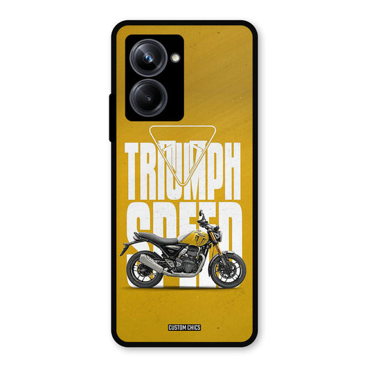 Yellow Cruiser Realme 10 Pro Mobile Back Cover - Car&Bike PrintShield Case