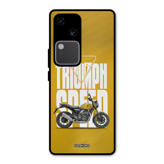 Yellow Cruiser Vivo V30 Mobile Back Cover - Car&Bike PrintShield Case