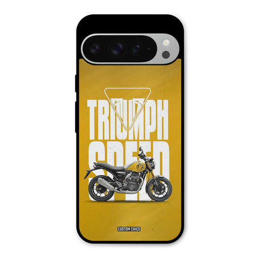 Yellow Cruiser Google Pixel 9 Pro XL Mobile Back Cover - Car&Bike PrintShield Case