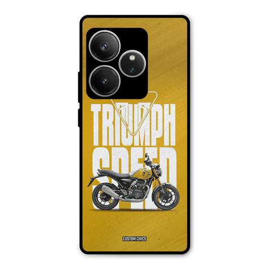 Yellow Cruiser Realme GT 6 Mobile Back Cover - Car&Bike PrintShield Case