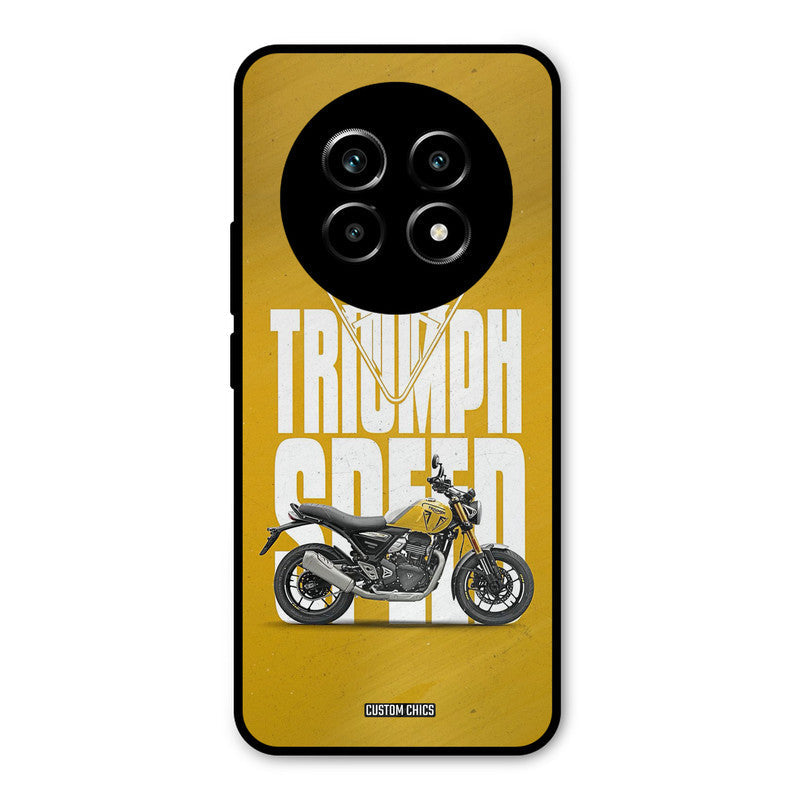 Yellow Cruiser Realme 14 Pro lite Mobile Back Cover - Car&Bike PrintShield Case