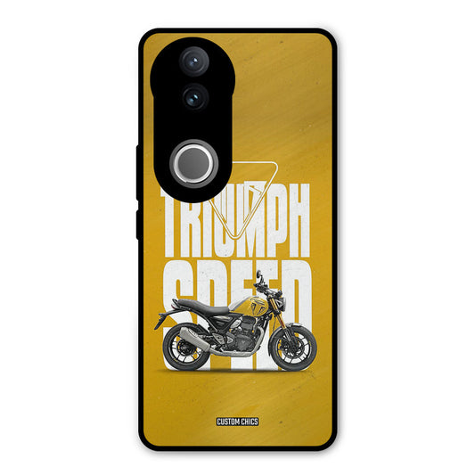 Yellow Cruiser Vivo V50e Mobile Back Cover - Car&Bike PrintShield Case
