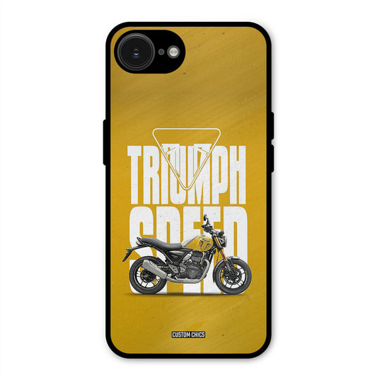 Yellow Cruiser iPhone 16e Mobile Back Cover - Car&Bike PrintShield Case