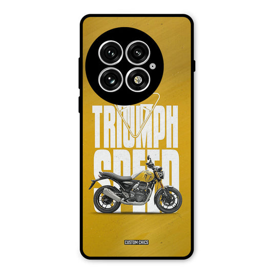 Yellow Cruiser Oneplus 13 Mobile Back Cover - Car&Bike PrintShield Case