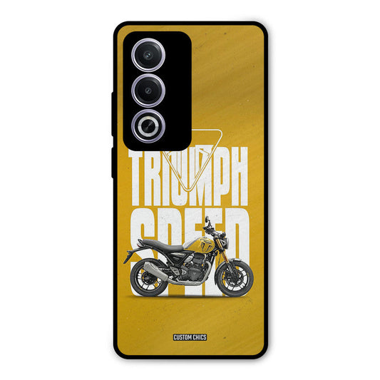 Yellow Cruiser Oppo K12x Mobile Back Cover - Car&Bike PrintShield Case