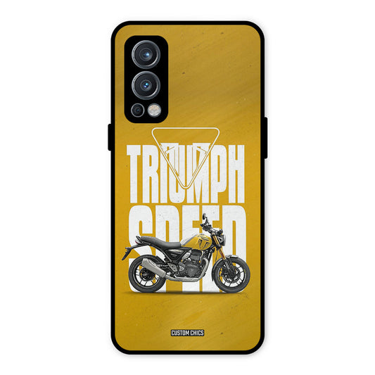 Yellow Cruiser OnePlus Nord 2 5G Mobile Back Cover - Car&Bike PrintShield Case