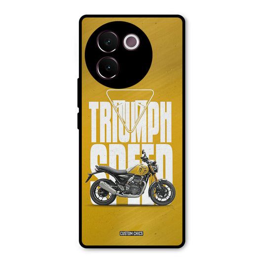 Yellow Cruiser Vivo V30e Mobile Back Cover - Car&Bike PrintShield Case