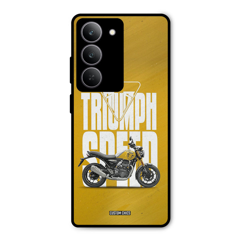 Yellow Cruiser Realme 14x Mobile Back Cover - Car&Bike PrintShield Case