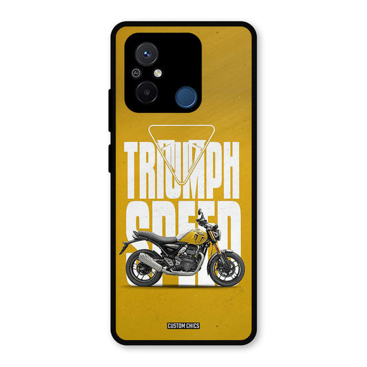 Yellow Cruiser Redmi 12c Mobile Back Cover - Car&Bike PrintShield Case