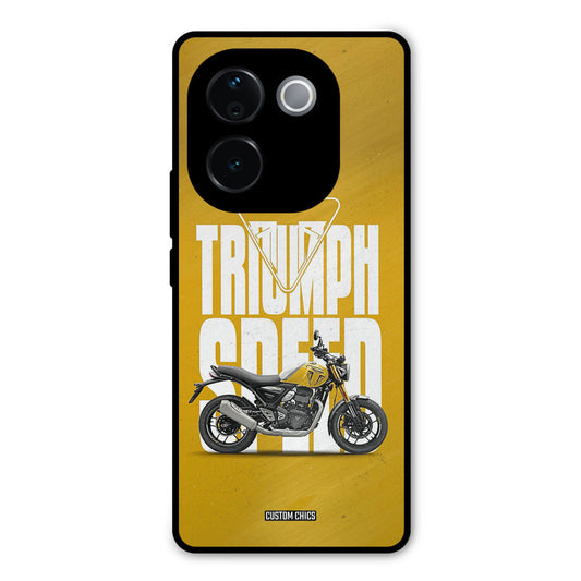 Yellow Cruiser iQOO Z9s Pro Mobile Back Cover - Car&Bike PrintShield Case