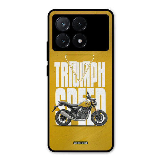 Yellow Cruiser Poco X6 Pro Mobile Back Cover - Car&Bike PrintShield Case