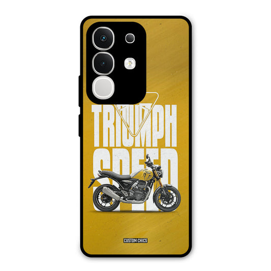 Yellow Cruiser Vivo T4x Mobile Back Cover - Car&Bike PrintShield Case