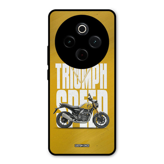 Yellow Cruiser iQoo Z10 Mobile Back Cover - Car&Bike PrintShield Case
