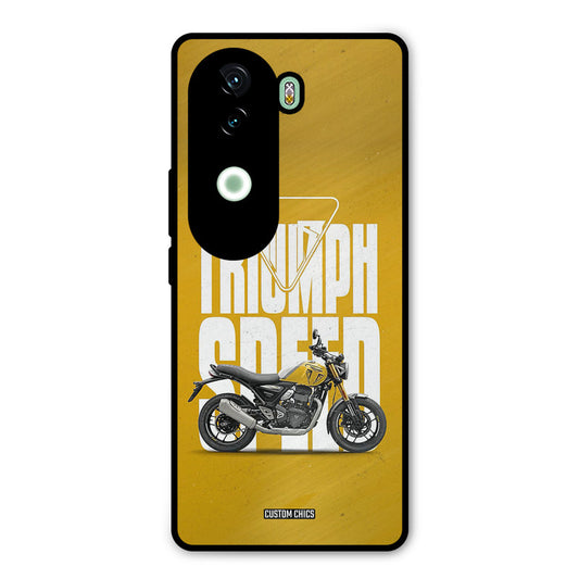 Yellow Cruiser Vivo V40e Mobile Back Cover - Car&Bike PrintShield Case