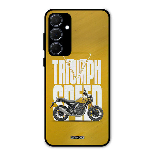 Yellow Cruiser Samsung Galaxy A35 5G Mobile Back Cover - Car&Bike PrintShield Case