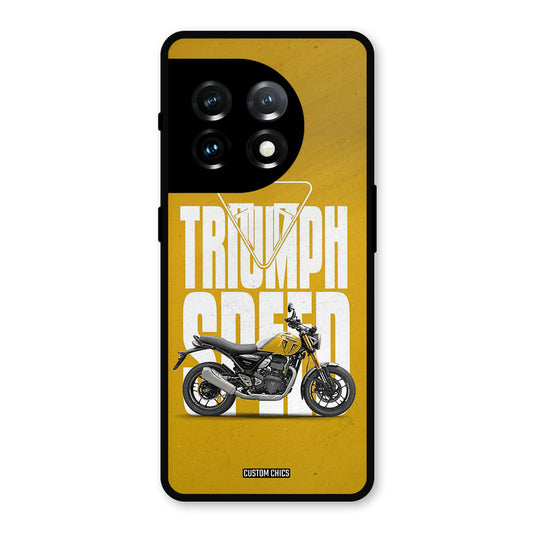 Yellow Cruiser OnePlus 11 Mobile Back Cover - Car&Bike PrintShield Case