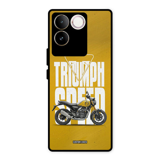 Yellow Cruiser Vivo T2 Pro Mobile Back Cover - Car&Bike PrintShield Case