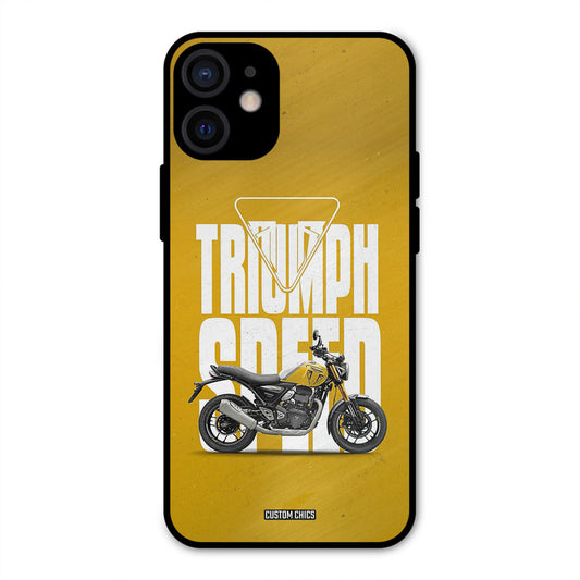 Yellow Cruiser iPhone 12 Mini Mobile Back Cover - Car&Bike PrintShield Case