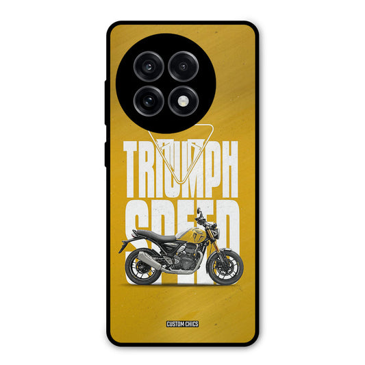 Yellow Cruiser OnePlus 13R Mobile Back Cover - Car&Bike PrintShield Case