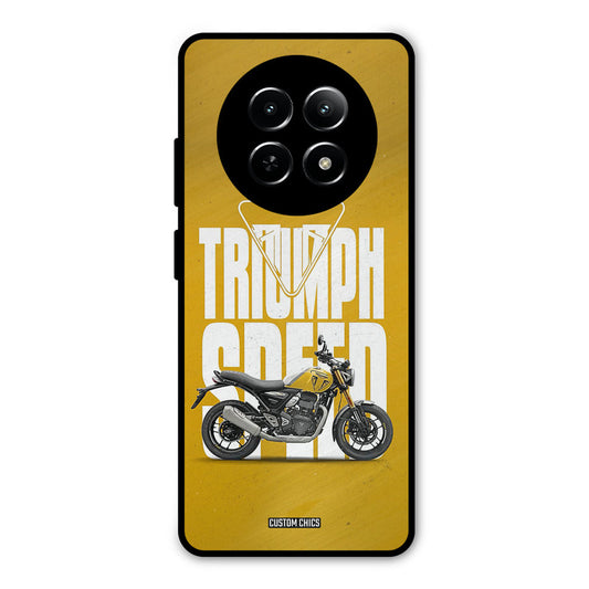 Yellow Cruiser Realme Narzo N65 Mobile Back Cover - Car&Bike PrintShield Case