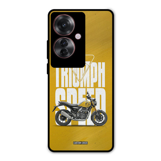 Yellow Cruiser Oppo F25 Pro Mobile Back Cover - Car&Bike PrintShield Case