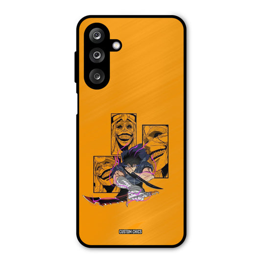 Yellow Jinwoo Samsung Galaxy M36 Mobile Back Cover - Anime PrintShield Case