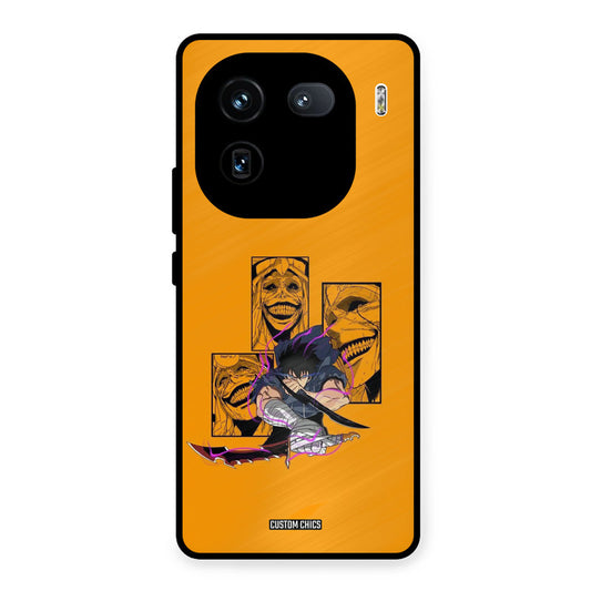 Yellow Jinwoo iQOO 12 Mobile Back Cover - Anime PrintShield Case