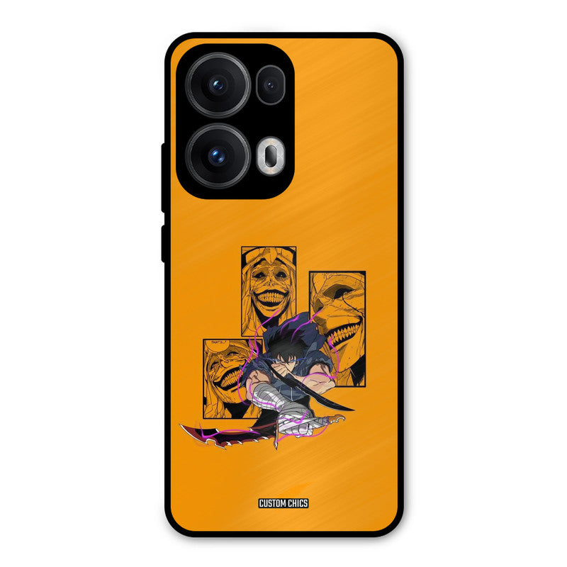 Yellow Jinwoo Oppo Reno 13 Pro 5G Mobile Back Cover - Anime PrintShield Case