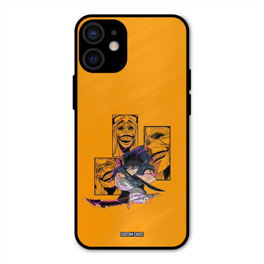 Yellow Jinwoo iPhone 12 Mini Mobile Back Cover - Anime PrintShield Case