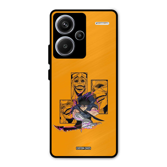 Yellow Jinwoo Redmi Note 13 Pro Plus Mobile Back Cover - Anime PrintShield Case