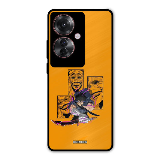 Yellow Jinwoo Oppo F25 Pro Mobile Back Cover - Anime PrintShield Case