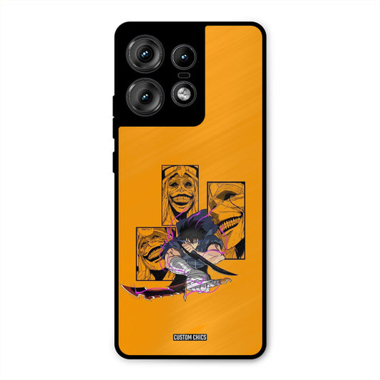 Yellow Jinwoo Motorola Edge 50 Pro Mobile Back Cover - Anime PrintShield Case