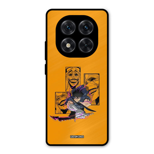 Yellow Jinwoo Poco X7 Mobile Back Cover - Anime PrintShield Case