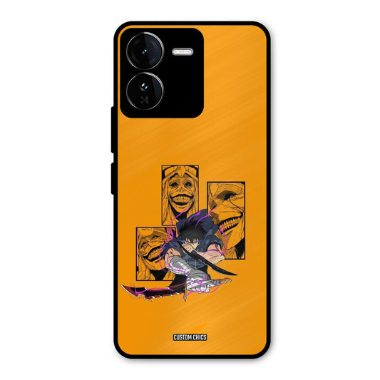 Yellow Jinwoo iQOO Z9 Mobile Back Cover - Anime PrintShield Case