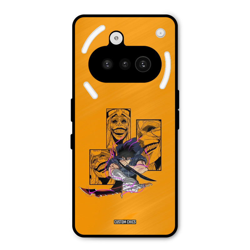 Yellow Jinwoo Nothing Phone 3A Mobile Back Cover - Anime PrintShield Case