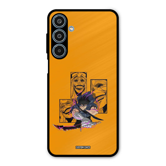 Yellow Jinwoo Samsung Galaxy M35 5G Mobile Back Cover - Anime PrintShield Case