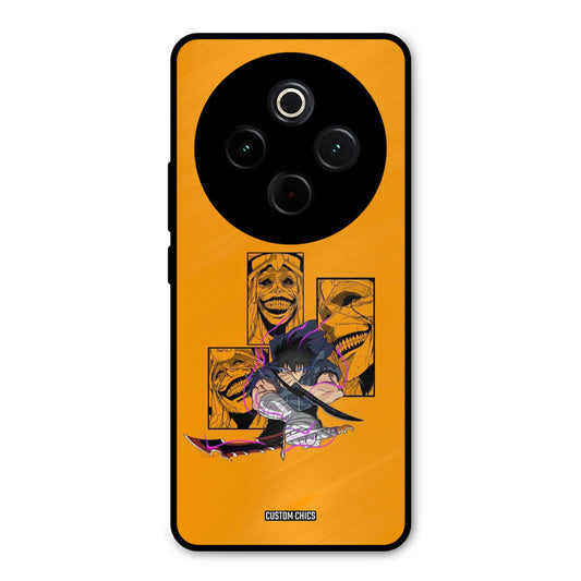 Yellow Jinwoo iQoo Z10 Mobile Back Cover - Anime PrintShield Case