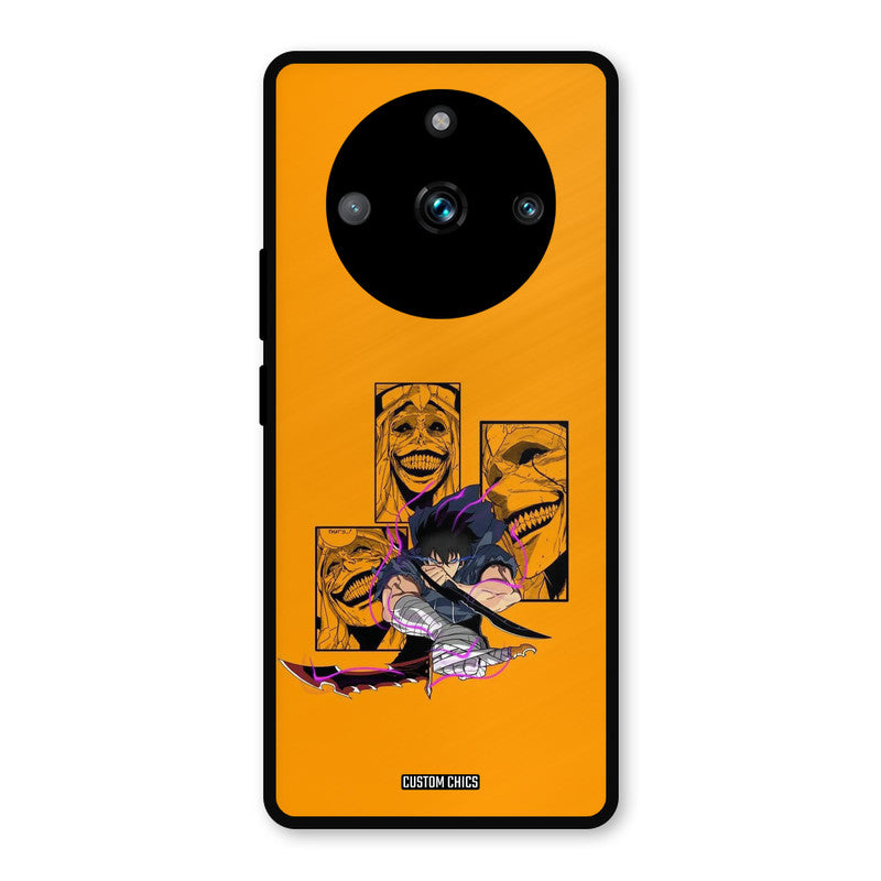 Yellow Jinwoo Realme 11 Pro Plus Mobile Back Cover - Anime PrintShield Case