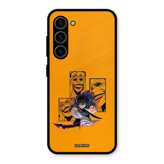 Yellow Jinwoo Samsung Galaxy S23 Mobile Back Cover - Anime PrintShield Case