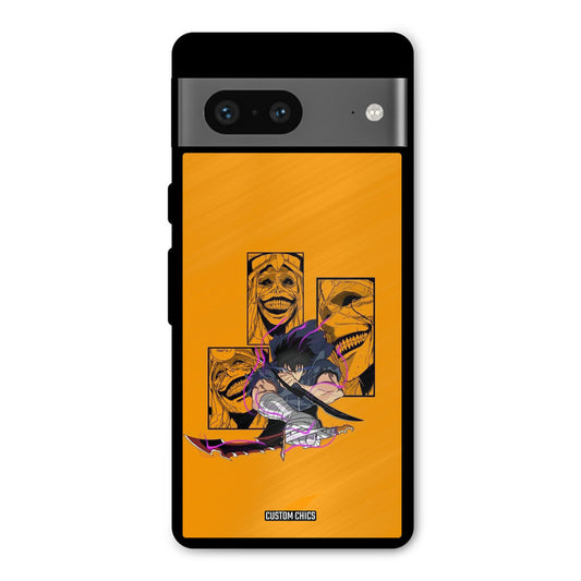 Yellow Jinwoo Google Pixel 7 Mobile Back Cover - Anime PrintShield Case