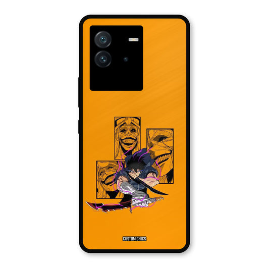 Yellow Jinwoo iQoo Neo 6 Mobile Back Cover - Anime PrintShield Case