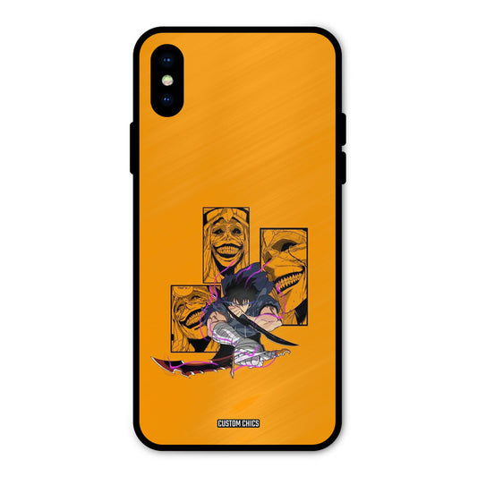 Yellow Jinwoo iPhone XS Mobile Back Cover - Anime PrintShield Case